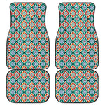 Tribal Navajo Pattern Print Front and Back Car Floor Mats
