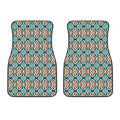 Tribal Navajo Pattern Print Front Car Floor Mats