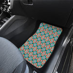 Tribal Navajo Pattern Print Front Car Floor Mats