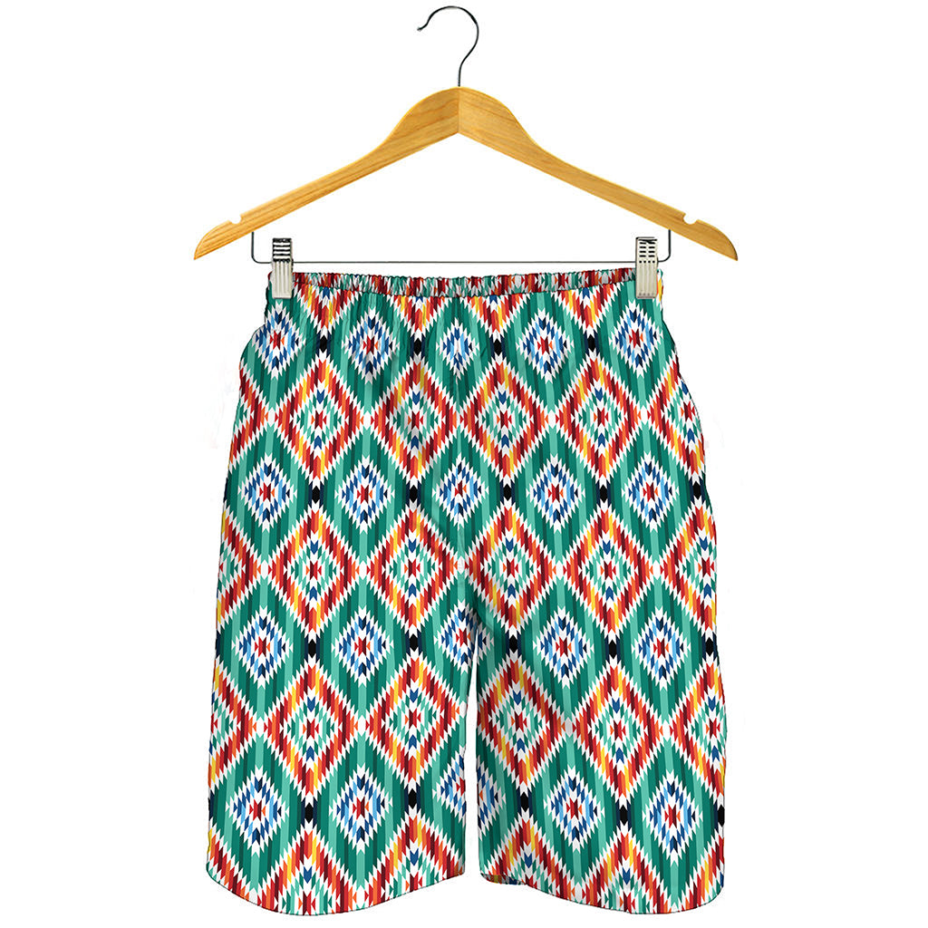 Tribal Navajo Pattern Print Men's Shorts