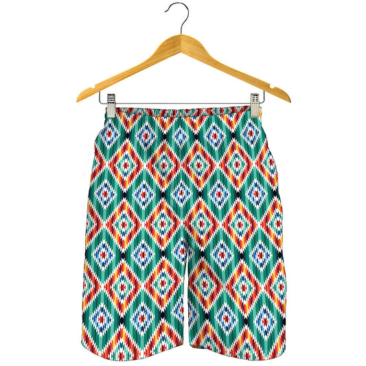 Tribal Navajo Pattern Print Men's Shorts