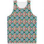 Tribal Navajo Pattern Print Men's Tank Top
