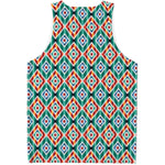 Tribal Navajo Pattern Print Men's Tank Top