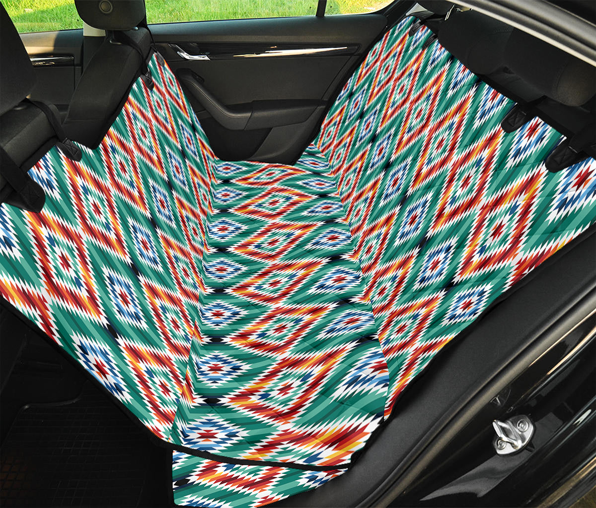 Tribal Navajo Pattern Print Pet Car Back Seat Cover