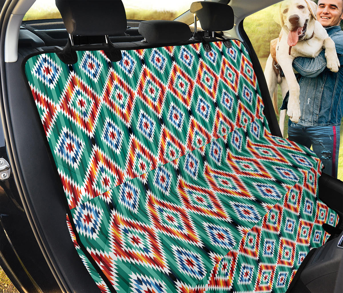 Tribal Navajo Pattern Print Pet Car Back Seat Cover