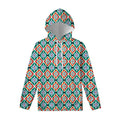 Tribal Navajo Pattern Print Pullover Hoodie