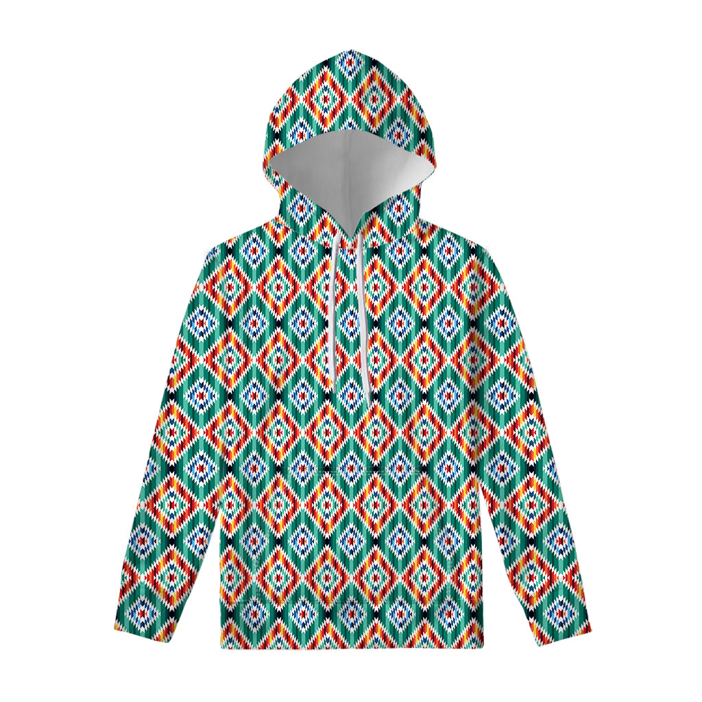 Tribal Navajo Pattern Print Pullover Hoodie