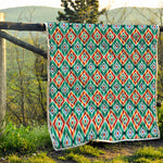Tribal Navajo Pattern Print Quilt