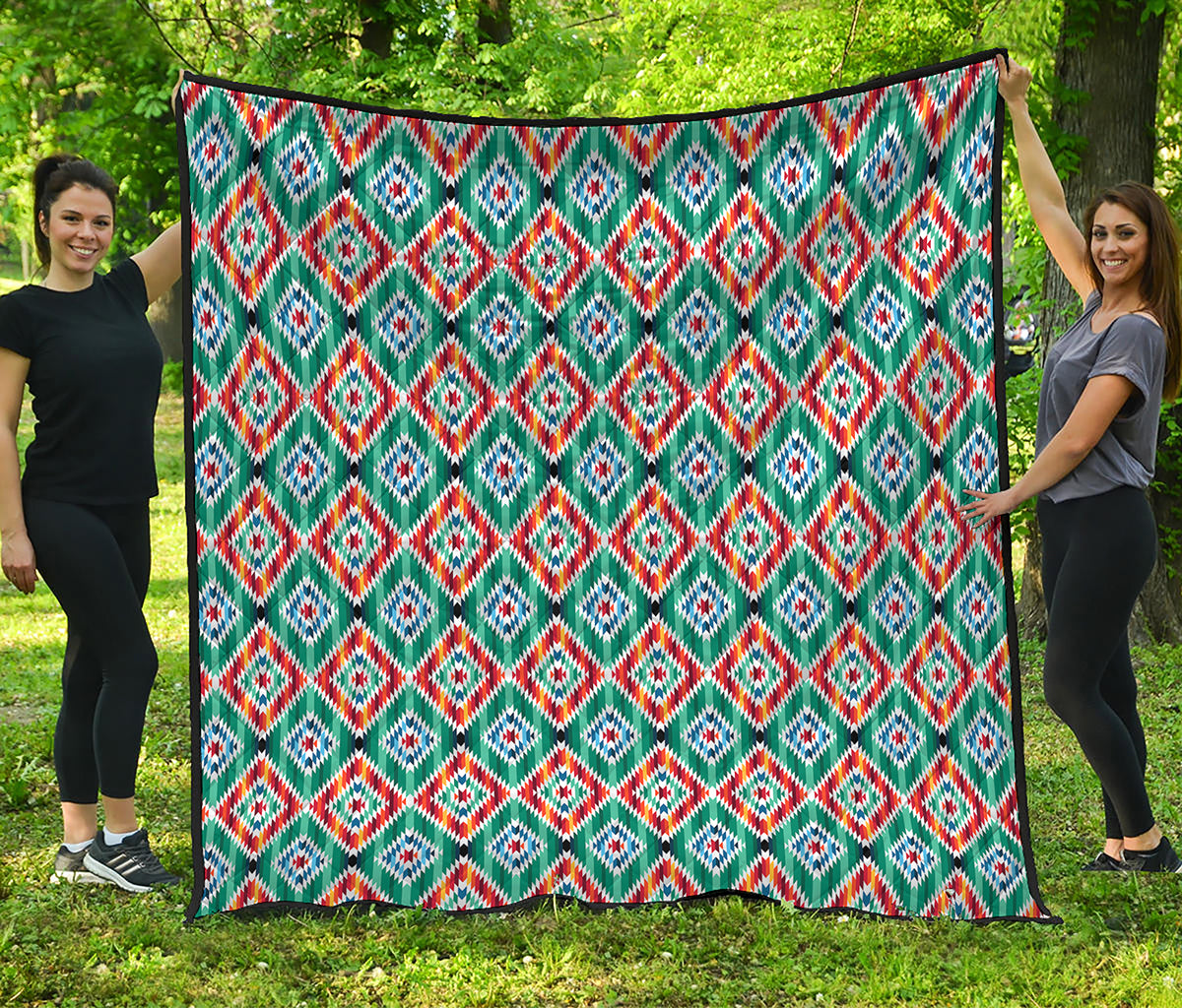 Tribal Navajo Pattern Print Quilt
