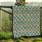 Tribal Navajo Pattern Print Quilt