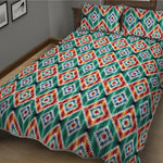 Tribal Navajo Pattern Print Quilt Bed Set