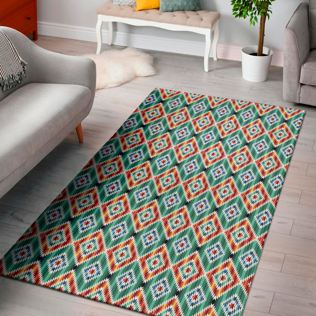 Tribal Pendleton Navajo Pattern Print Area Rug