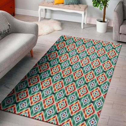 Tribal Pendleton Navajo Pattern Print Area Rug