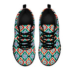 Tribal Pendleton Navajo Pattern Print Black Sneakers
