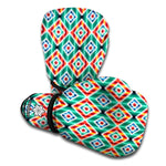 Tribal Pendleton Navajo Pattern Print Boxing Gloves