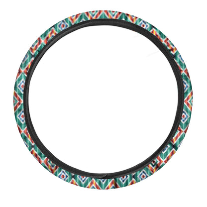 Tribal Pendleton Navajo Pattern Print Car Steering Wheel Cover