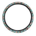 Tribal Pendleton Navajo Pattern Print Car Steering Wheel Cover