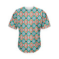 Tribal Navajo Pattern Print Men's Baseball Jersey