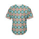 Tribal Pendleton Navajo Pattern Print Men's Baseball Jersey