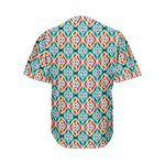 Tribal Pendleton Navajo Pattern Print Men's Baseball Jersey