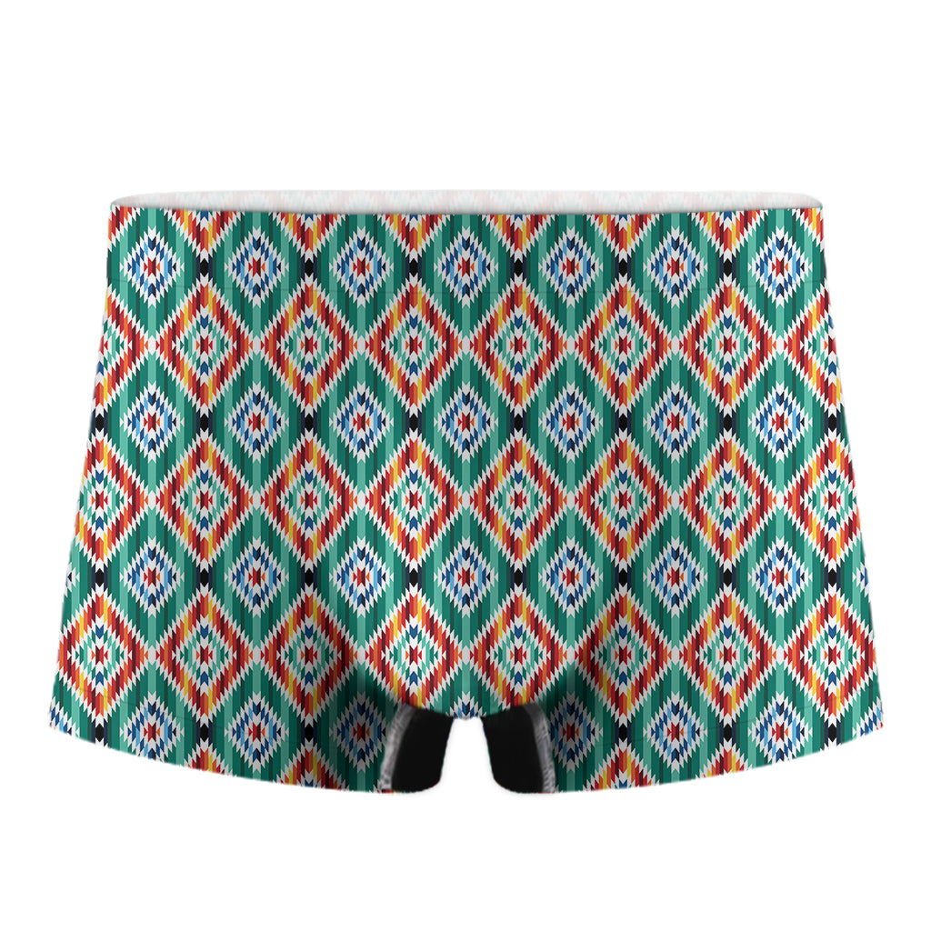 Tribal Pendleton Navajo Pattern Print Men's Boxer Briefs