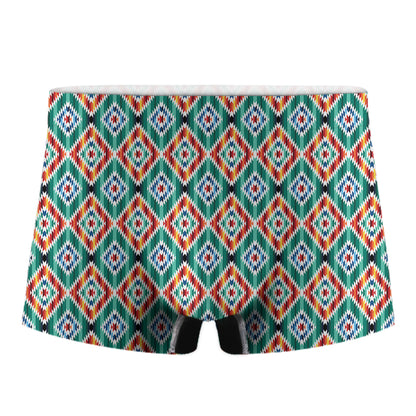 Tribal Pendleton Navajo Pattern Print Men's Boxer Briefs