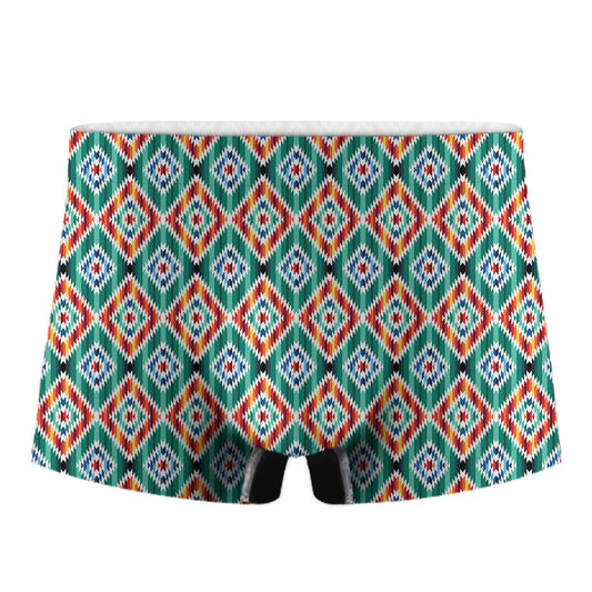 Tribal Pendleton Navajo Pattern Print Men's Boxer Briefs