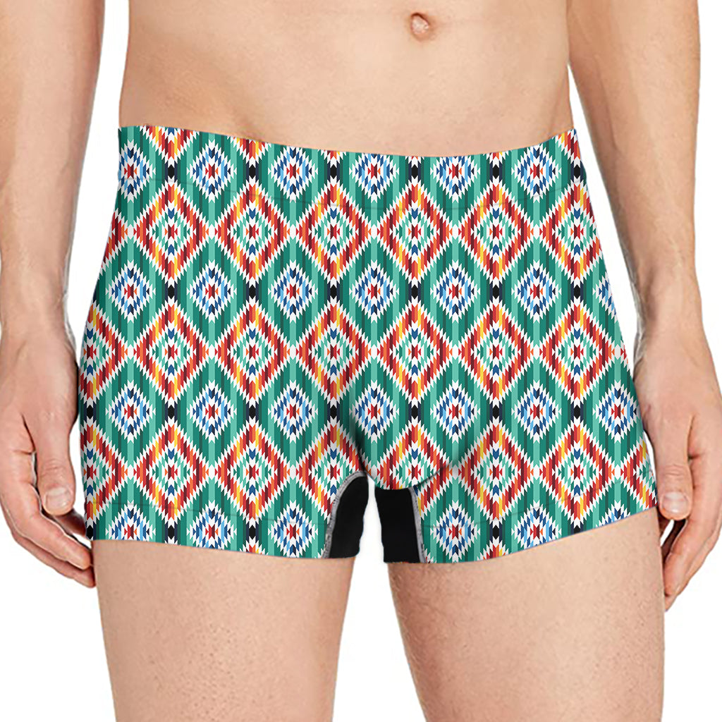 Tribal Pendleton Navajo Pattern Print Men's Boxer Briefs