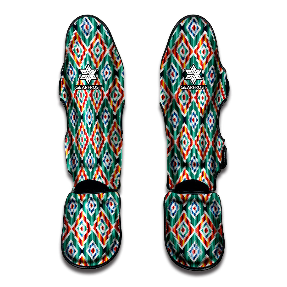 Tribal Pendleton Navajo Pattern Print Muay Thai Shin Guard