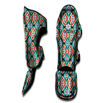Tribal Pendleton Navajo Pattern Print Muay Thai Shin Guard