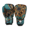 Tribal Sea Turtle Print Boxing Gloves