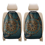 Tribal Sea Turtle Print Car Seat Organizers