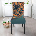 Tribal Sea Turtle Print Dining Chair Slipcover