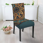 Tribal Sea Turtle Print Dining Chair Slipcover