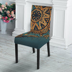 Tribal Sea Turtle Print Dining Chair Slipcover