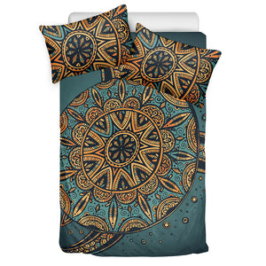 Tribal Sea Turtle Print Duvet Cover Bedding Set