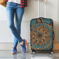 Tribal Sea Turtle Print Luggage Cover