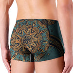 Tribal Sea Turtle Print Men's Boxer Briefs