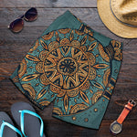 Tribal Sea Turtle Print Men's Shorts