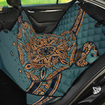 Tribal Sea Turtle Print Pet Car Back Seat Cover