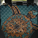 Tribal Sea Turtle Print Pet Car Back Seat Cover