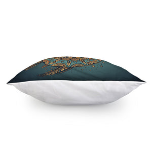 Tribal Sea Turtle Print Pillow Cover