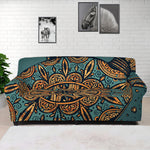 Tribal Sea Turtle Print Sofa Cover