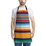 Tribal Serape Blanket Pattern Print Apron