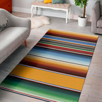 Tribal Serape Blanket Pattern Print Area Rug