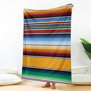 Tribal Serape Blanket Pattern Print Blanket