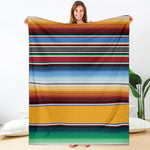 Tribal Serape Blanket Pattern Print Blanket