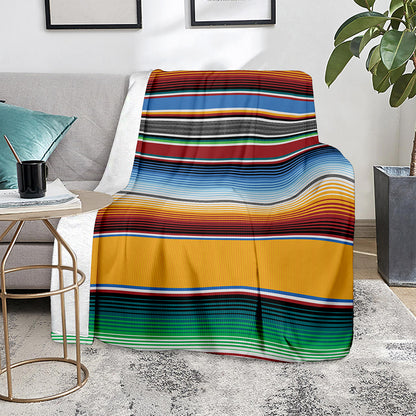 Tribal Serape Blanket Pattern Print Blanket