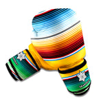 Tribal Serape Blanket Pattern Print Boxing Gloves