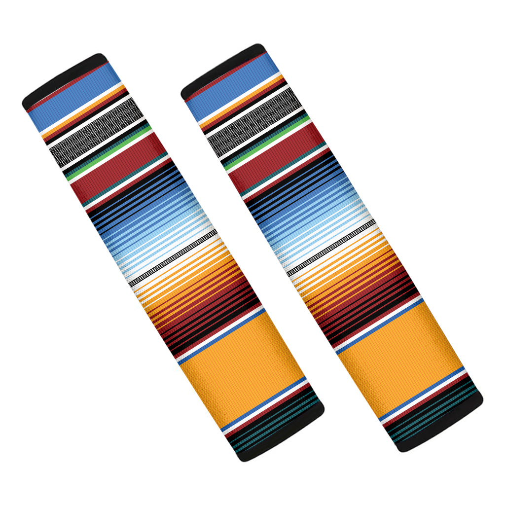 Tribal Serape Blanket Pattern Print Car Seat Belt Covers